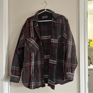 David Taylor Plaid Shacket